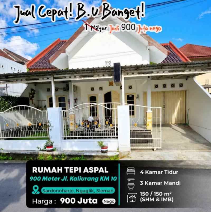 dijual rumah ngaglik