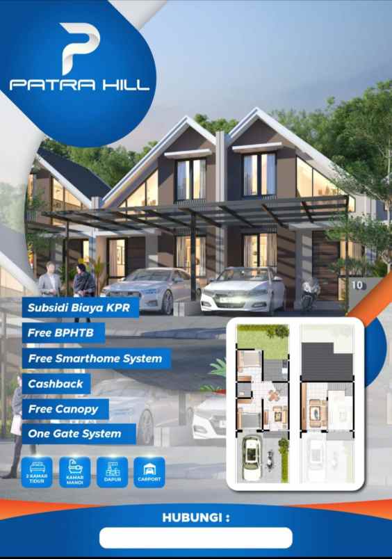 dijual rumah patra hill
