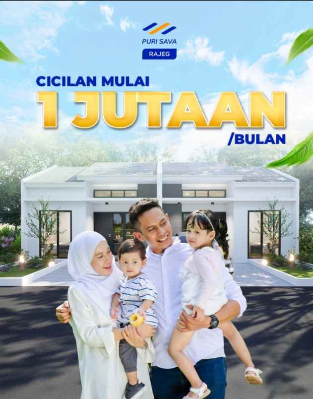 dijual rumah perumahan subsidi puri