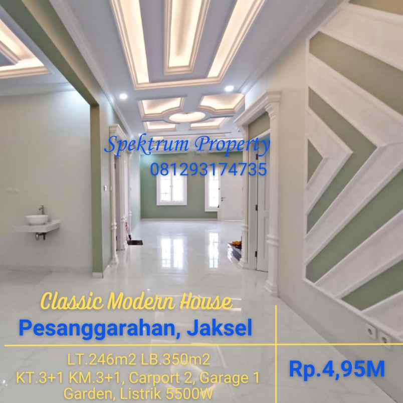 dijual rumah pesanggrahan jaksel