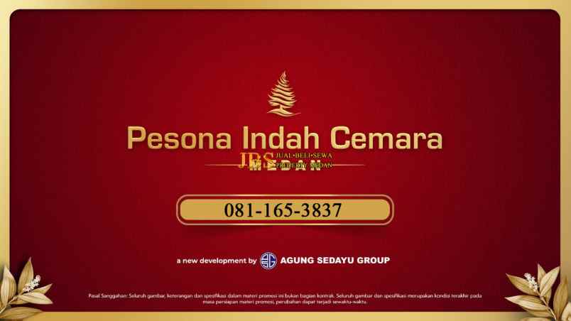 dijual rumah pesona indah cemara