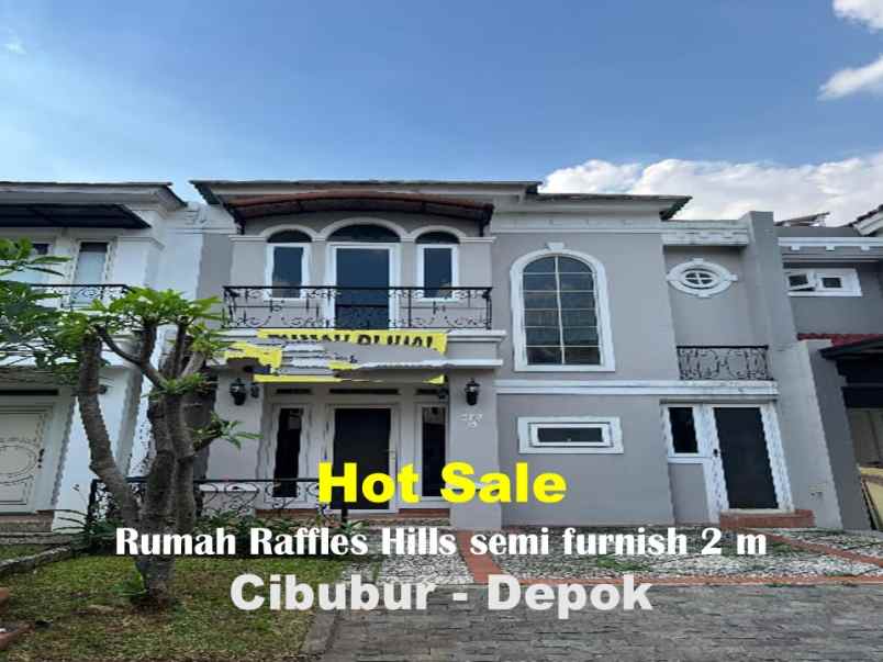 dijual rumah raffles hills housing
