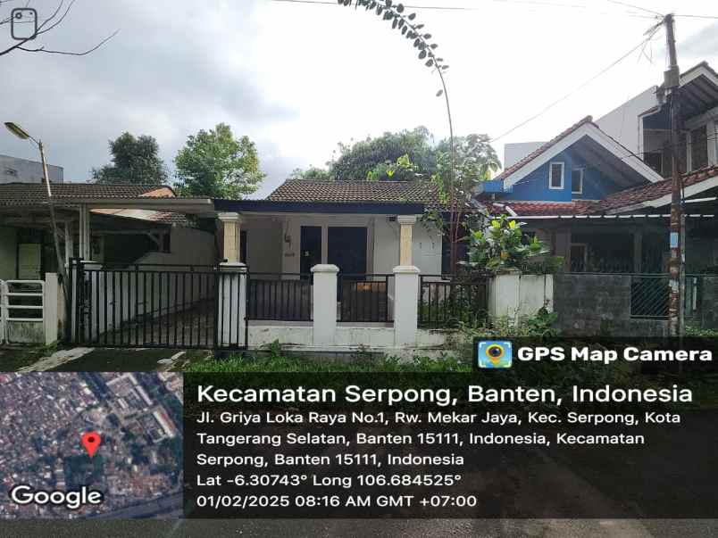 dijual rumah tua bsd sektor 1 1