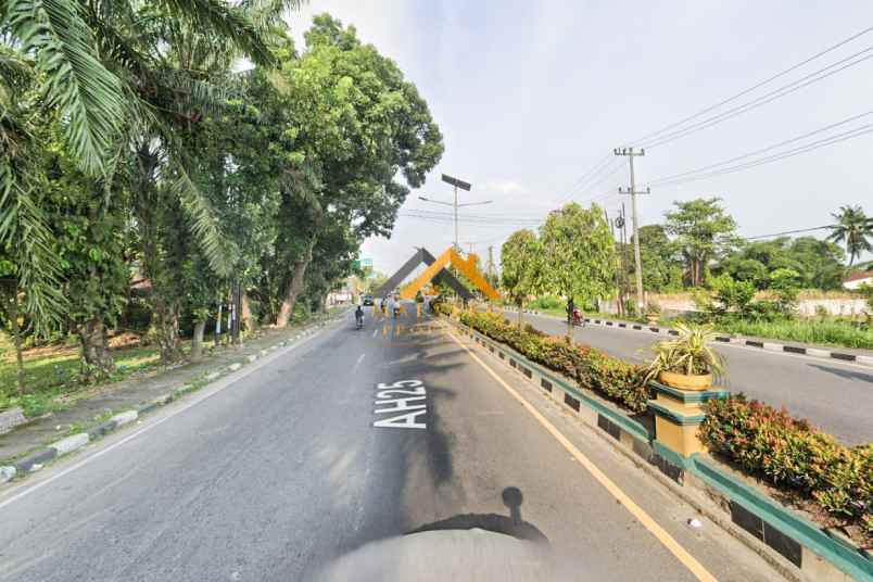 dijual tanah di jalan soekarno hatta binjai km17