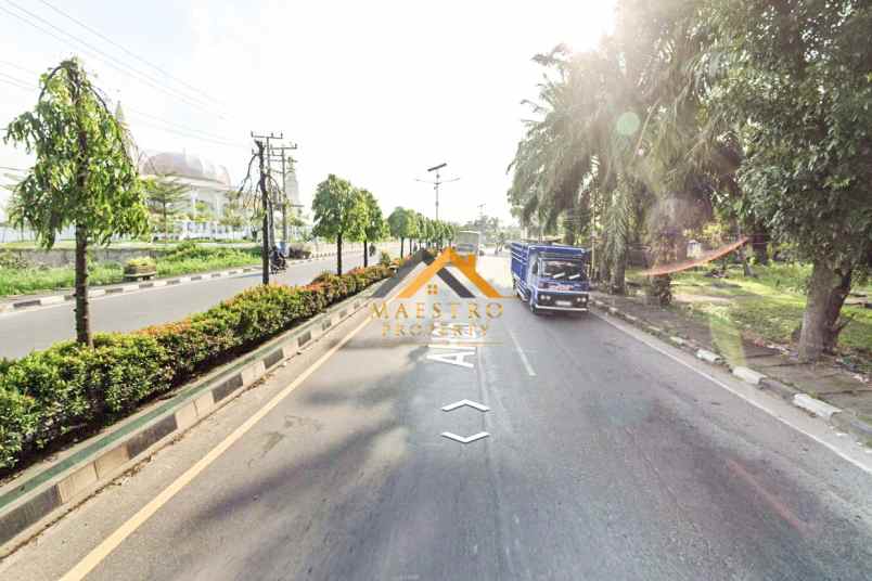 dijual tanah di jalan soekarno hatta binjai km17