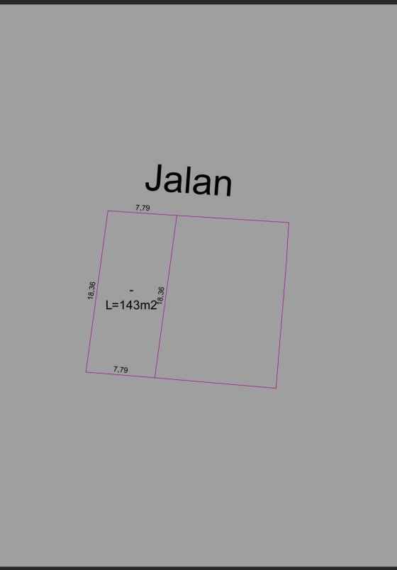 dijual tanah jl bedahulu gatot subroto denpasar bali
