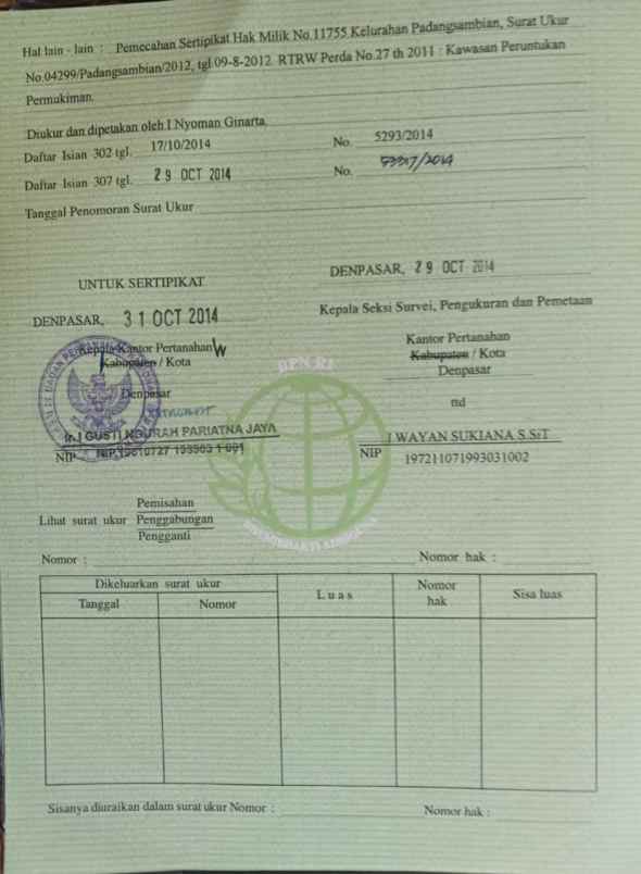 dijual tanah jl gunung talang