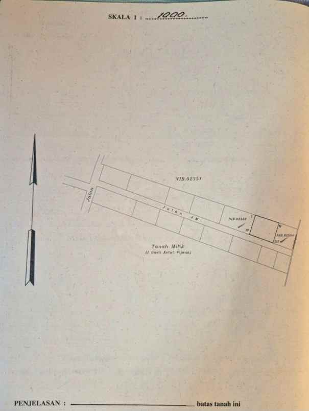 dijual tanah jln i wayan teruna