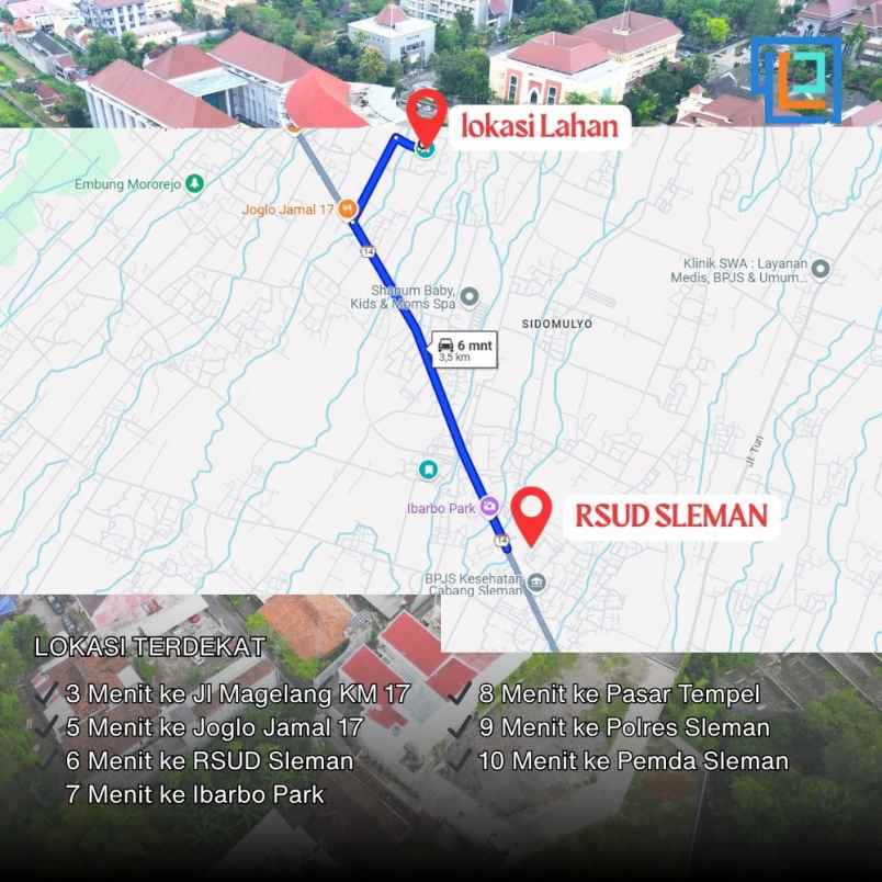 dijual tanah kadisono timur joglo jamal