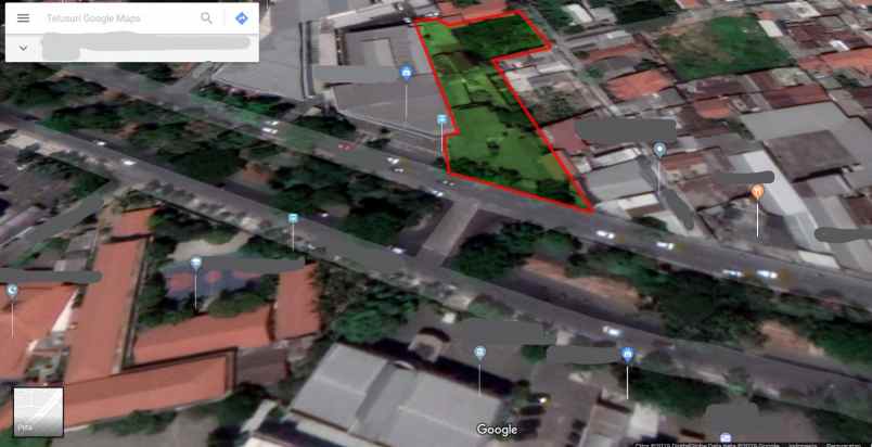 dijual tanah lt 1 190 m2 didaerah surabaya jawa timur