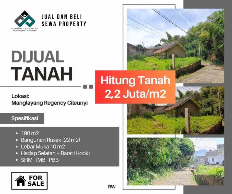 dijual tanah manglayang regency