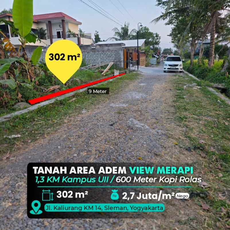 dijual tanah pakem
