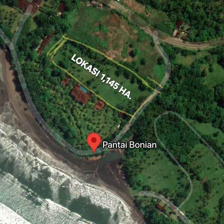 dijual tanah pantai bonian antap