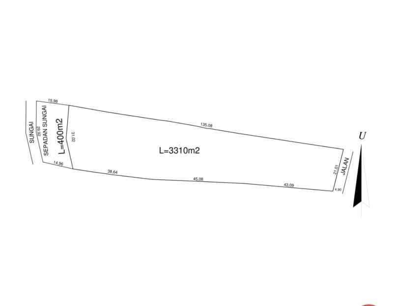 dijual tanah pantai nyanyi