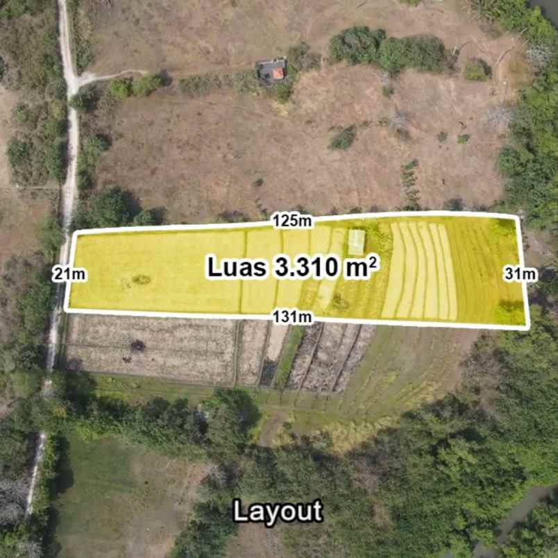 dijual tanah pantai nyanyi