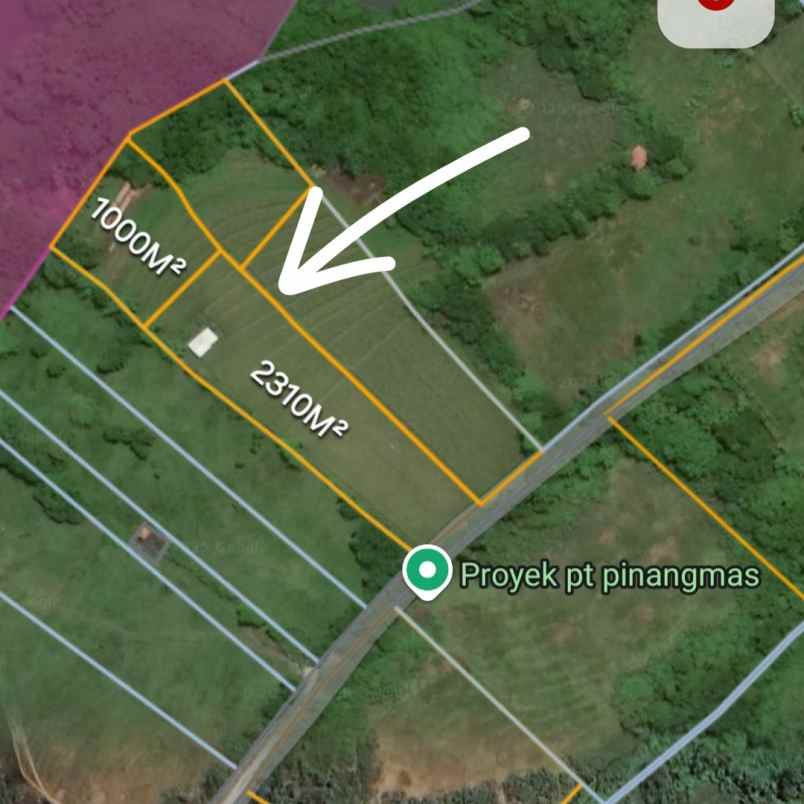 dijual tanah pantai nyanyi