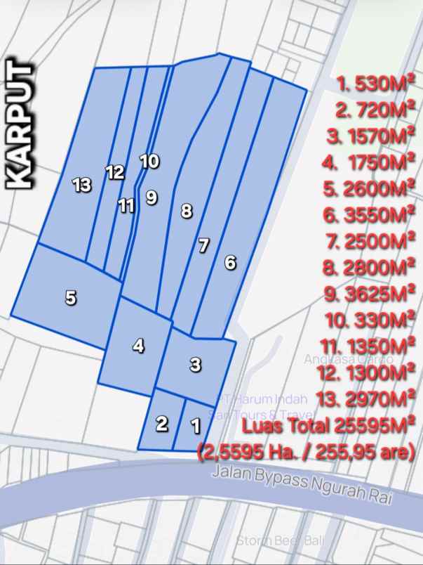 dijual tanah pesanggaran