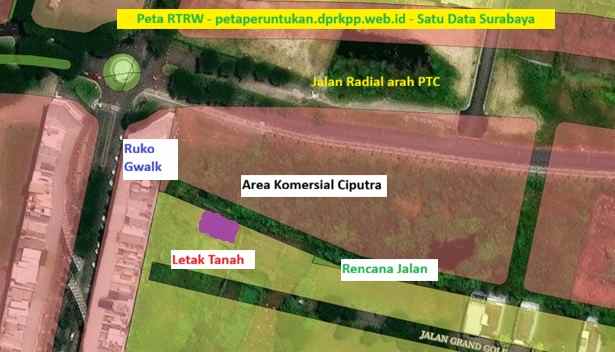 dijual tanah radial citraland