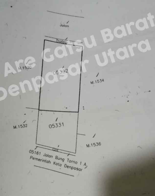 dijual tanah raya gatsu barat