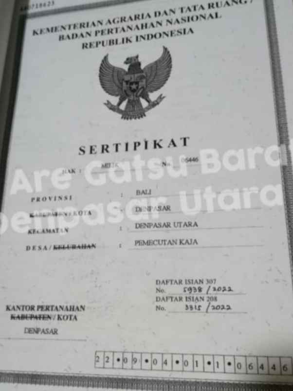 dijual tanah raya gatsu barat