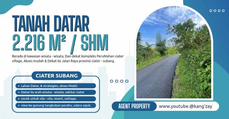 dijual tanah subang