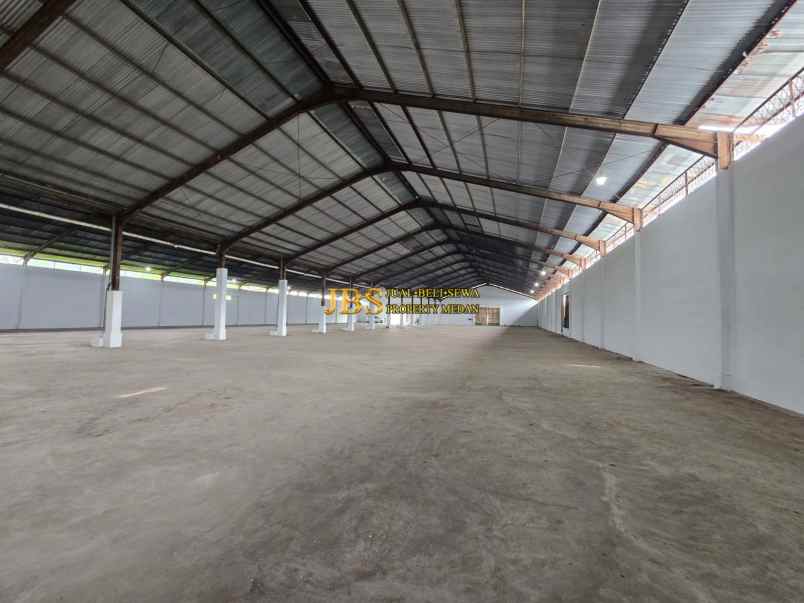 disewakan gudang di jalan besar tembung deli serdang