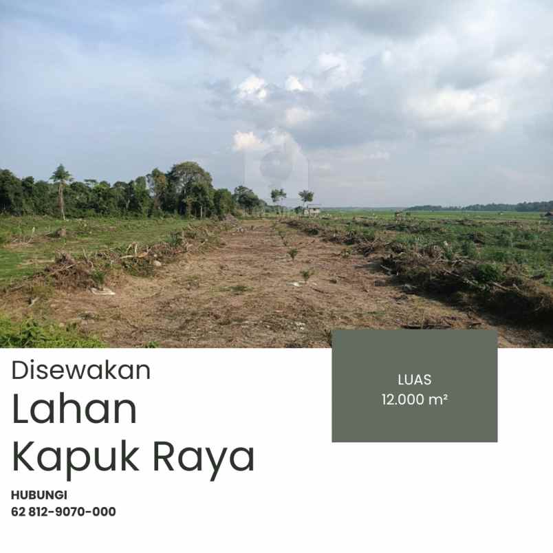 disewakan lahan kapuk raya