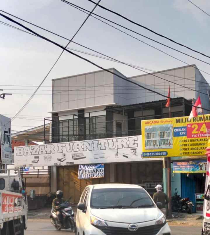 disewakan ruko gudang kantor karang satria tambun utara