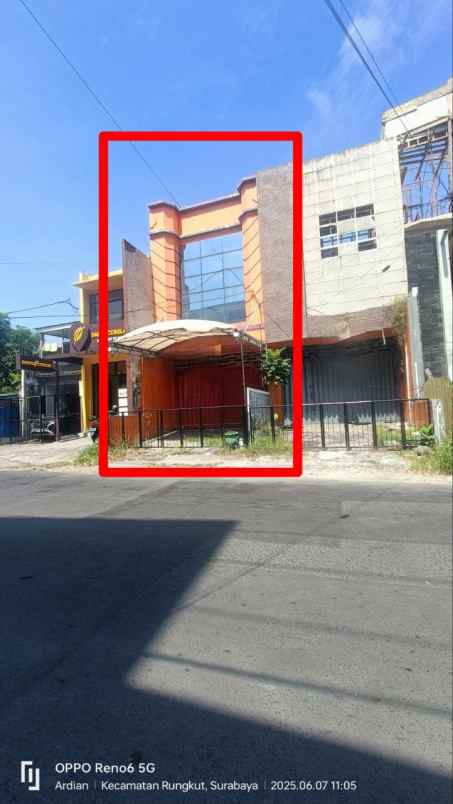 disewakan ruko gudang kantor kedung asem