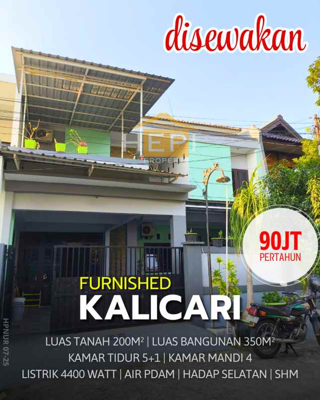 disewakan rumah di kalicari pedurungan semarang