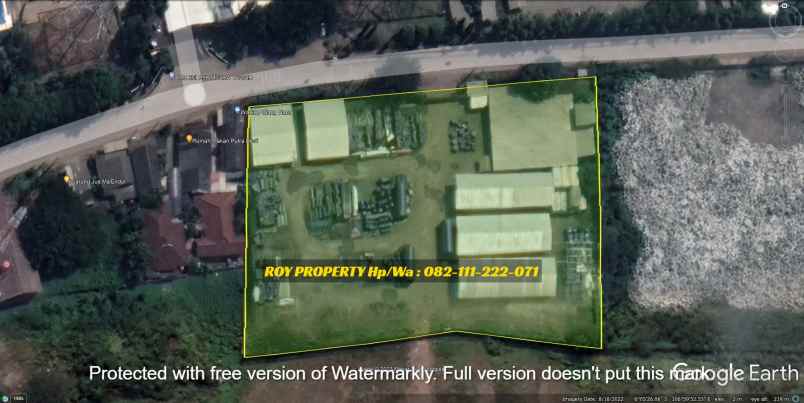 disewakan tanah jl pltgu muara tawar