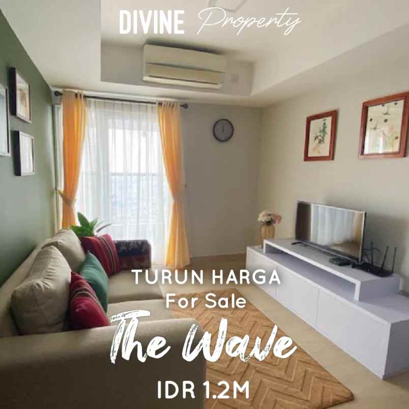 for sale beautiful cozy apartemen at the wave kuningan