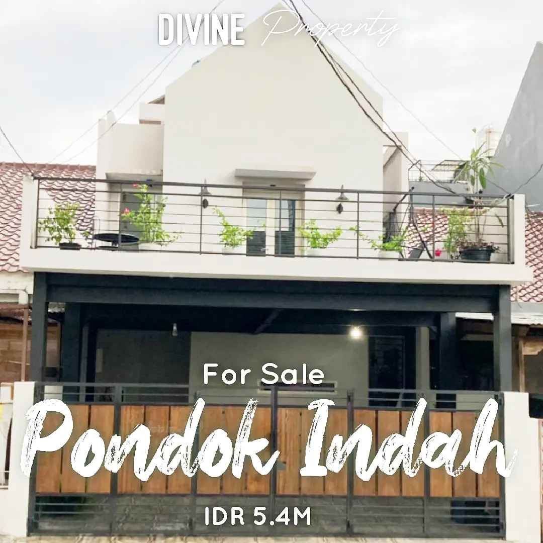 for sale beautiful scandinavian house at pondok indah