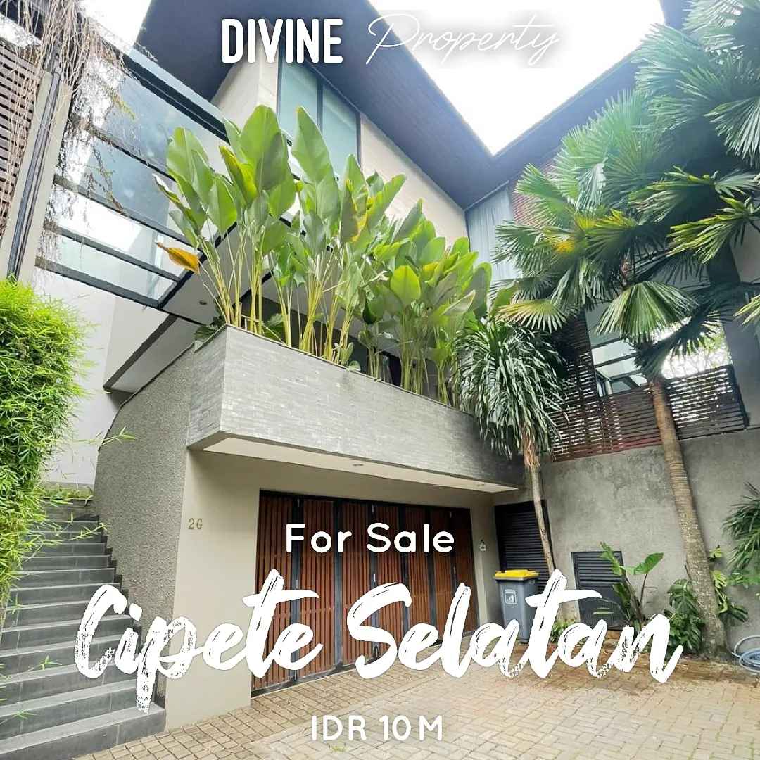 for sale modern tropical townhouse at cipete