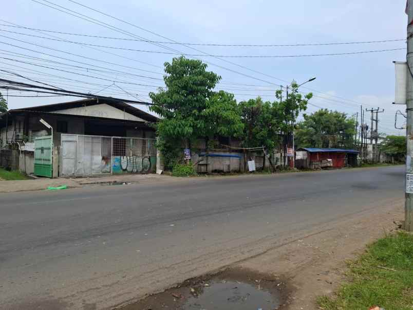 gudang luas jalan raya narogong bantar gebang bekasi