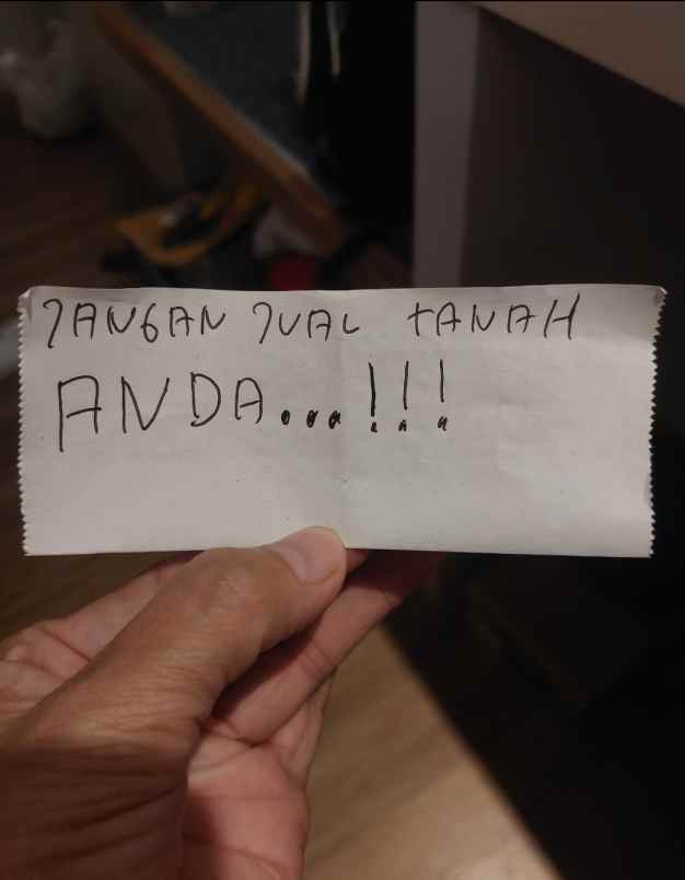 jangan jual tanah anda