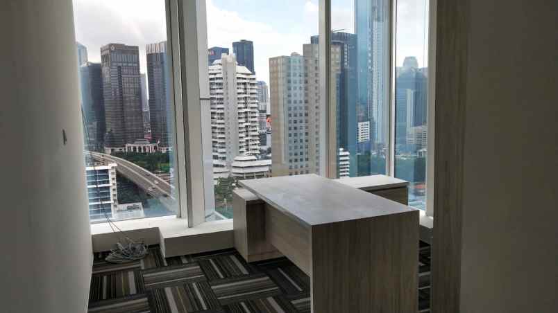 jual ruang kantor sahid sudirman semi furnished