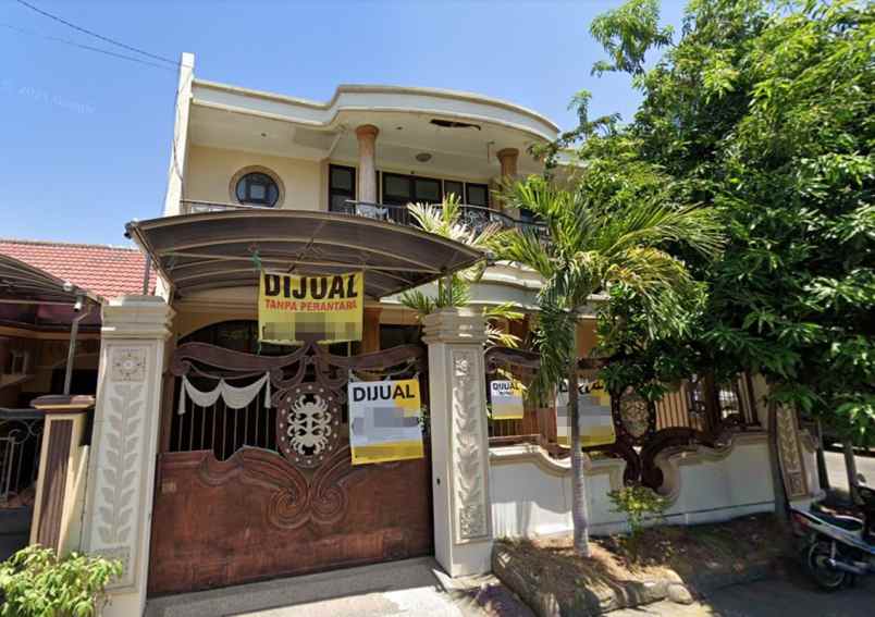 jual rumah mewah di jalan lebak indah regency surabaya
