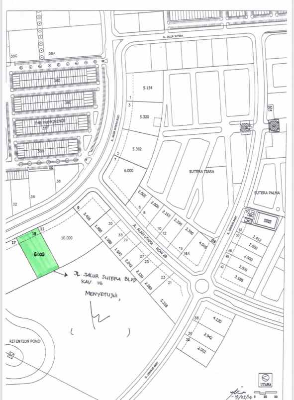 kavling komersial alam sutera