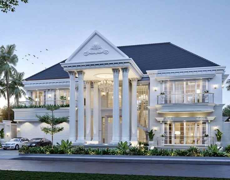 perumahan megah desain klasik