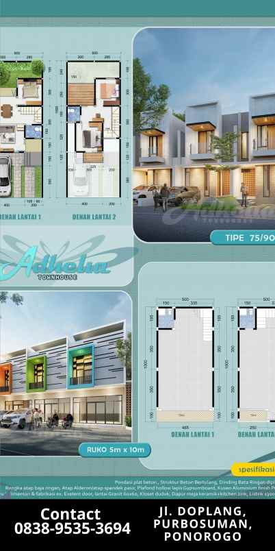 perumahan modern strategis ponorogo