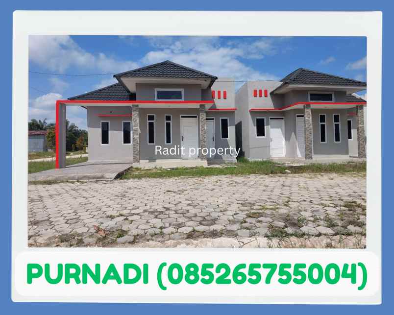 perumahan type 45 dp 10 juta jalan parit indah