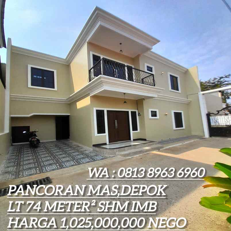 rumah 2 lantai at pancoran mas depok