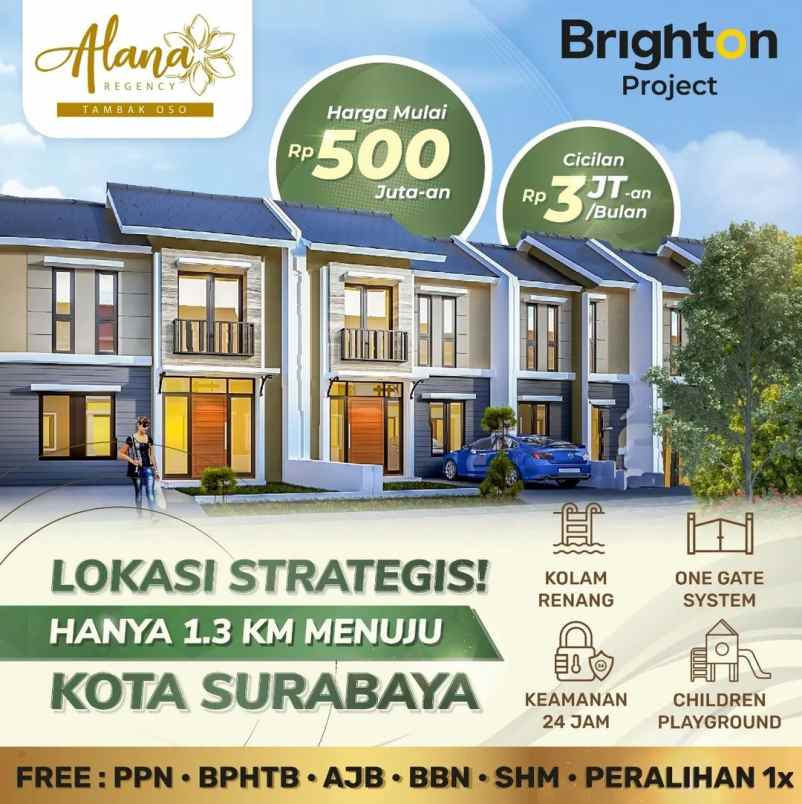 rumah alana regency tambak oso