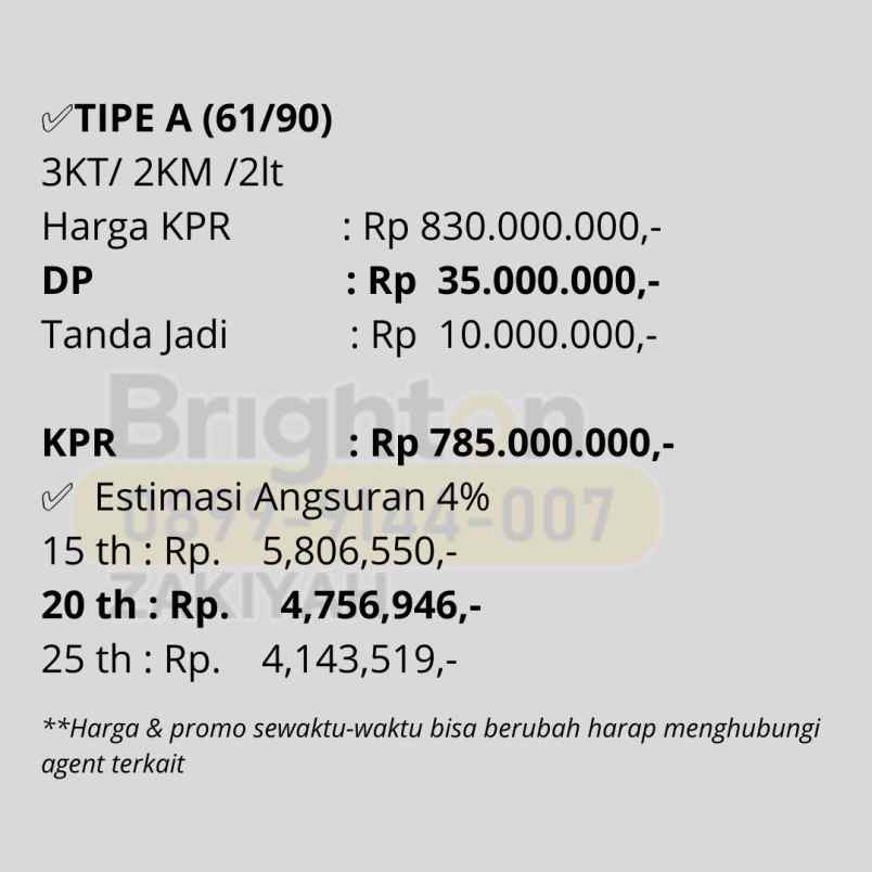 rumah alana regency tambak oso