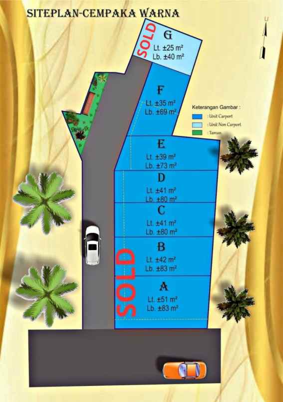 rumah baru 2 lantai di cempaka putih