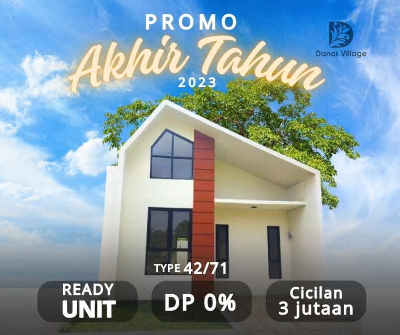 rumah cantik cicilan cuma 3 jutaan