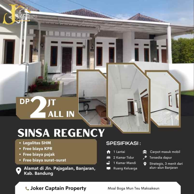 rumah dijual murah shm banjaran