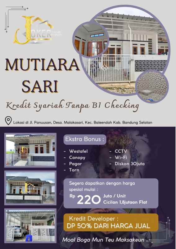 rumah full spek murah bisa diangsur