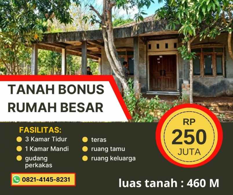 rumah hitung taanh nmurah pol di sukoharjo